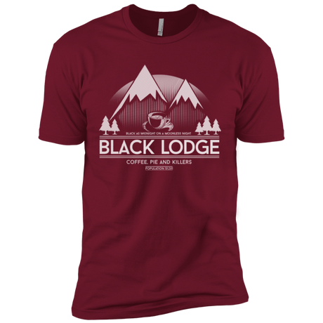 T-Shirts Cardinal / X-Small Black Lodge Men's Premium T-Shirt