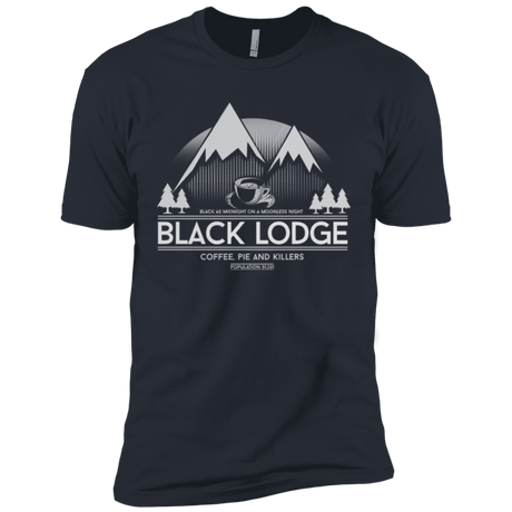 T-Shirts Indigo / X-Small Black Lodge Men's Premium T-Shirt