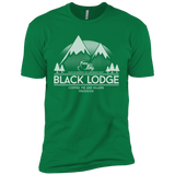 T-Shirts Kelly Green / X-Small Black Lodge Men's Premium T-Shirt
