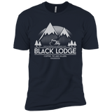 T-Shirts Midnight Navy / X-Small Black Lodge Men's Premium T-Shirt