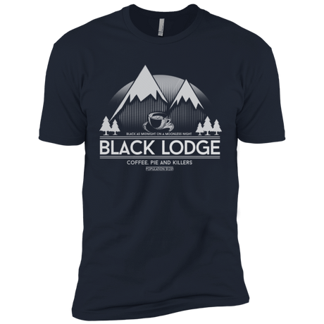 T-Shirts Midnight Navy / X-Small Black Lodge Men's Premium T-Shirt