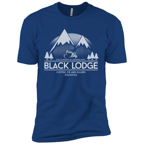 T-Shirts Royal / X-Small Black Lodge Men's Premium T-Shirt