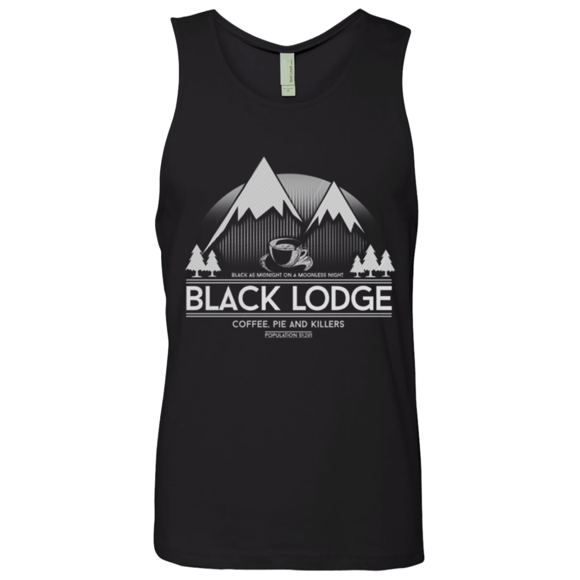 T-Shirts Black / Small Black Lodge Men's Premium Tank Top