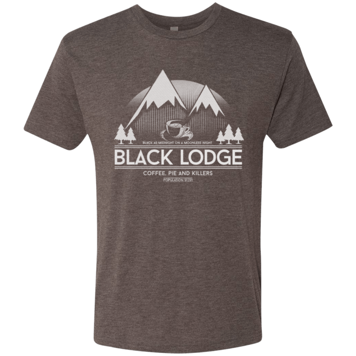 T-Shirts Macchiato / Small Black Lodge Men's Triblend T-Shirt