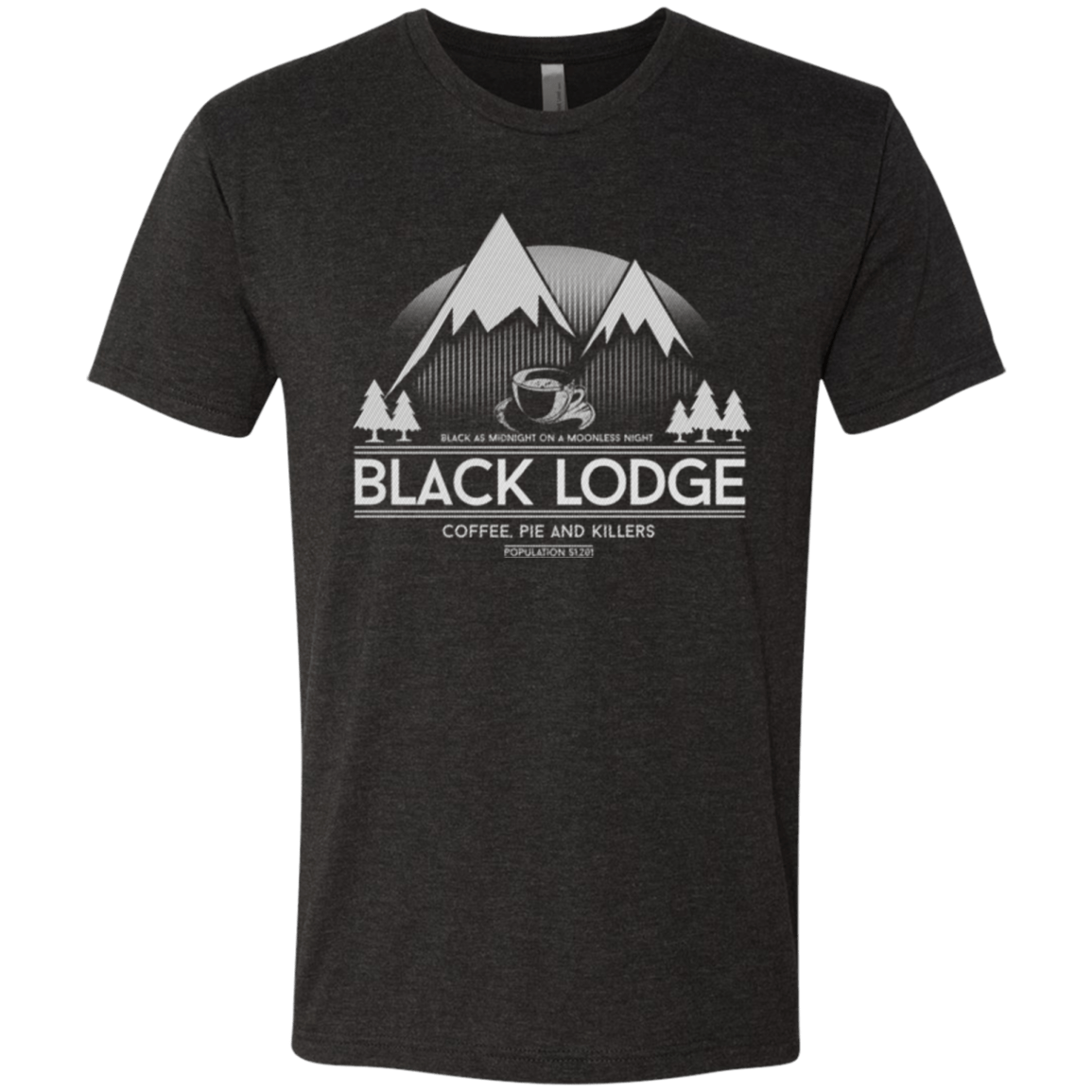 T-Shirts Vintage Black / Small Black Lodge Men's Triblend T-Shirt