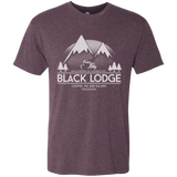 T-Shirts Vintage Purple / Small Black Lodge Men's Triblend T-Shirt