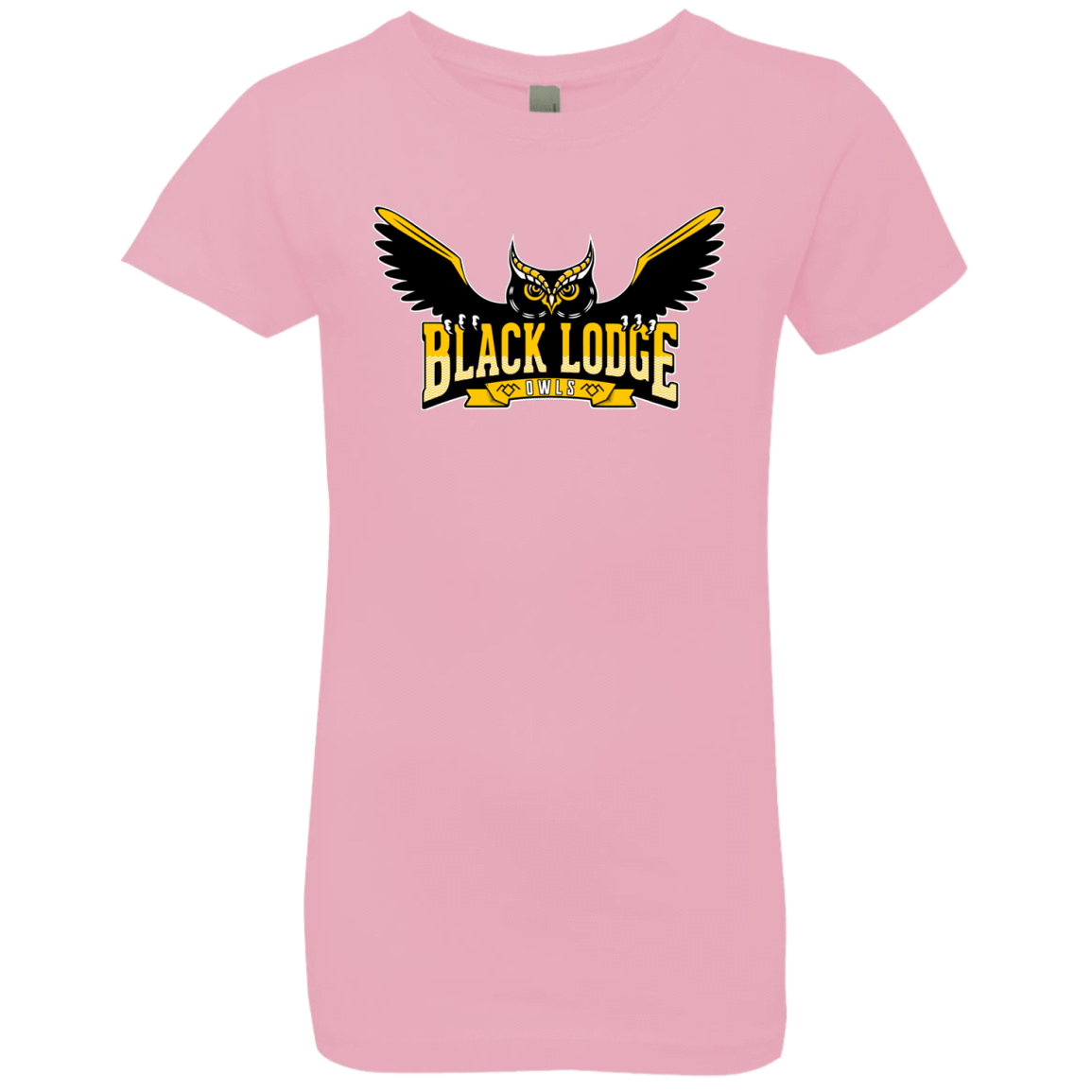 T-Shirts Light Pink / YXS Black Lodge Owls Girls Premium T-Shirt