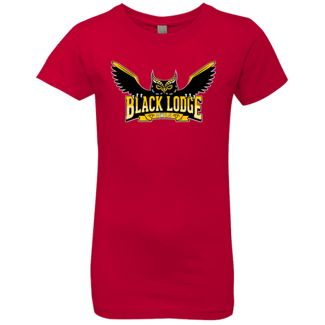 T-Shirts Red / YXS Black Lodge Owls Girls Premium T-Shirt