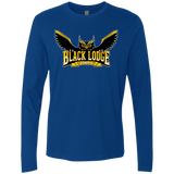 T-Shirts Royal / Small Black Lodge Owls Men's Premium Long Sleeve