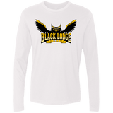 T-Shirts White / Small Black Lodge Owls Men's Premium Long Sleeve