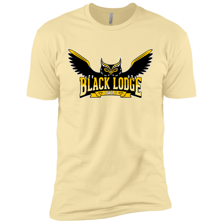 T-Shirts Banana Cream / X-Small Black Lodge Owls Men's Premium T-Shirt