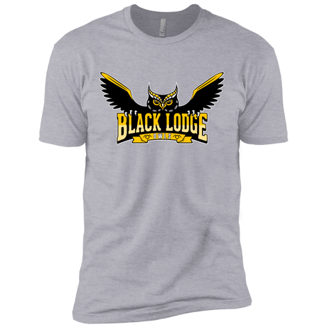 T-Shirts Heather Grey / X-Small Black Lodge Owls Men's Premium T-Shirt