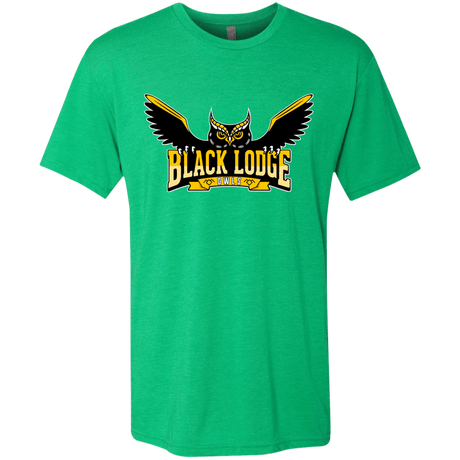 T-Shirts Envy / Small Black Lodge Owls Men's Triblend T-Shirt