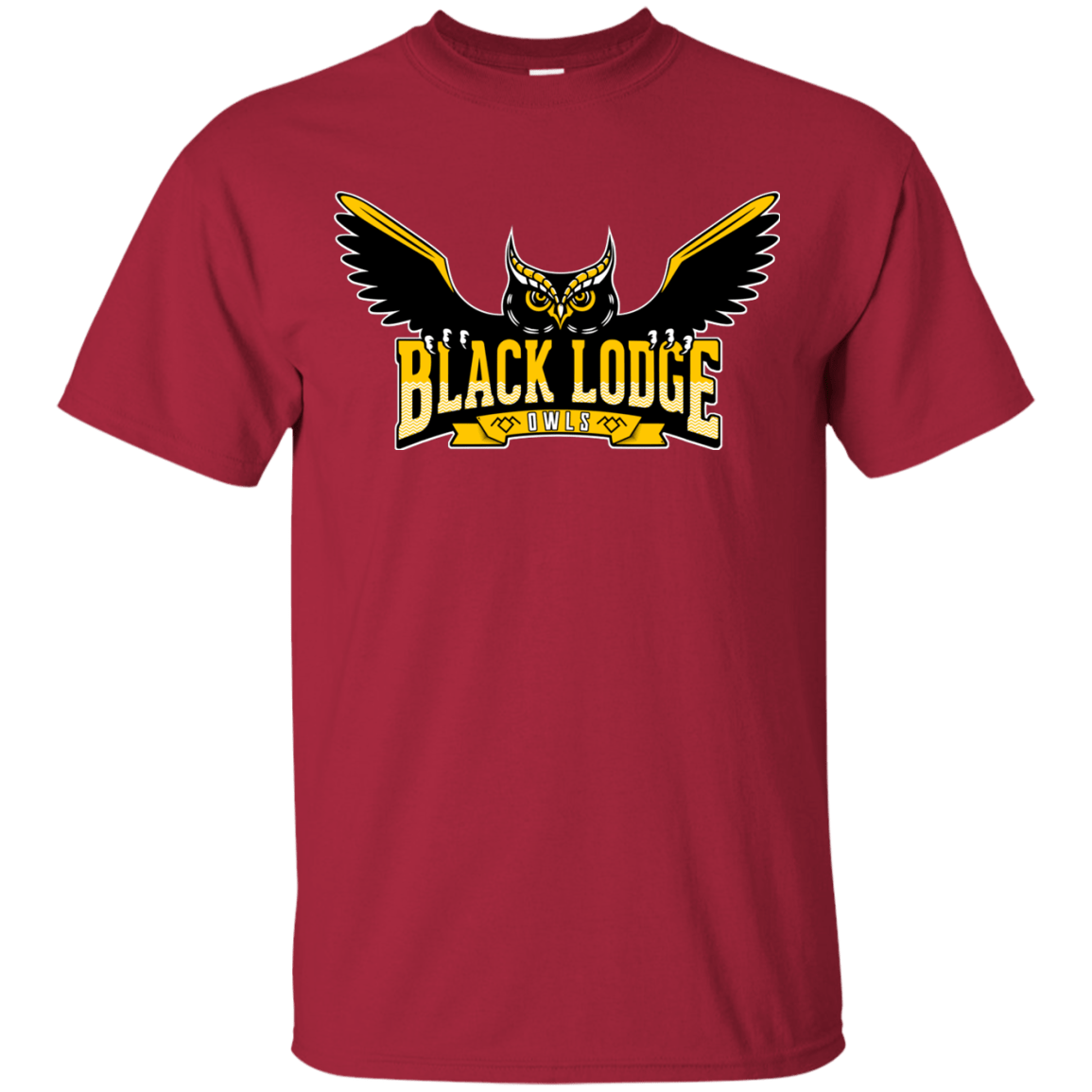 T-Shirts Cardinal / Small Black Lodge Owls T-Shirt