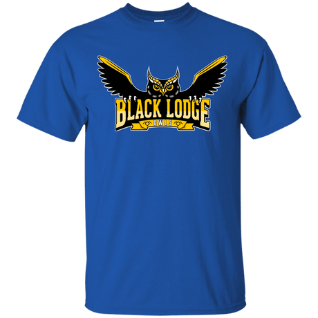 T-Shirts Royal / Small Black Lodge Owls T-Shirt