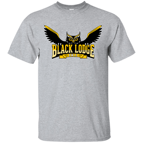 T-Shirts Sport Grey / Small Black Lodge Owls T-Shirt