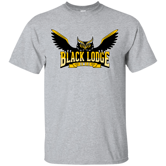 T-Shirts Sport Grey / Small Black Lodge Owls T-Shirt