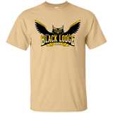 T-Shirts Vegas Gold / Small Black Lodge Owls T-Shirt