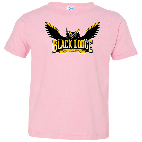 T-Shirts Pink / 2T Black Lodge Owls Toddler Premium T-Shirt