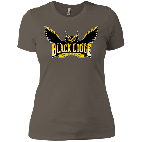 T-Shirts Warm Grey / X-Small Black Lodge Owls Women's Premium T-Shirt