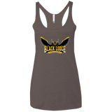 T-Shirts Macchiato / X-Small Black Lodge Owls Women's Triblend Racerback Tank