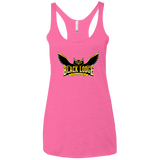 T-Shirts Vintage Pink / X-Small Black Lodge Owls Women's Triblend Racerback Tank