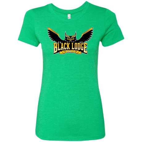 T-Shirts Envy / Small Black Lodge Owls Women's Triblend T-Shirt