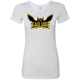 T-Shirts Heather White / Small Black Lodge Owls Women's Triblend T-Shirt