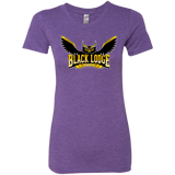 T-Shirts Purple Rush / Small Black Lodge Owls Women's Triblend T-Shirt