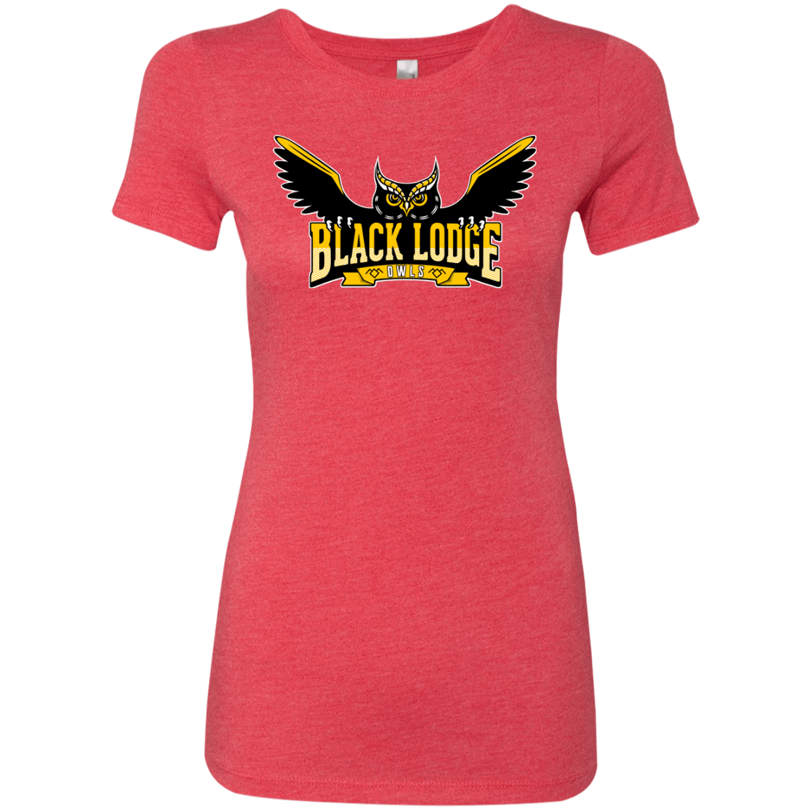 T-Shirts Vintage Red / Small Black Lodge Owls Women's Triblend T-Shirt