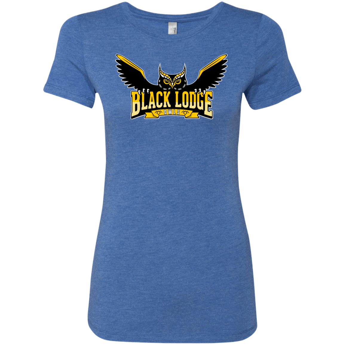 T-Shirts Vintage Royal / Small Black Lodge Owls Women's Triblend T-Shirt