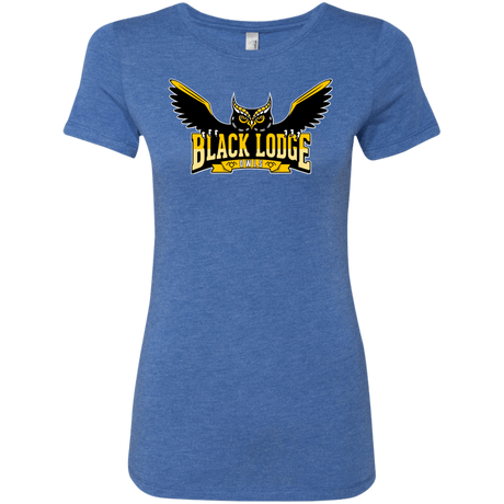 T-Shirts Vintage Royal / Small Black Lodge Owls Women's Triblend T-Shirt