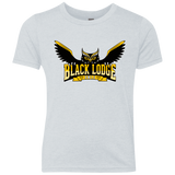 T-Shirts Heather White / YXS Black Lodge Owls Youth Triblend T-Shirt