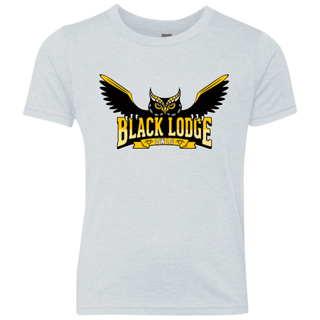 T-Shirts Heather White / YXS Black Lodge Owls Youth Triblend T-Shirt