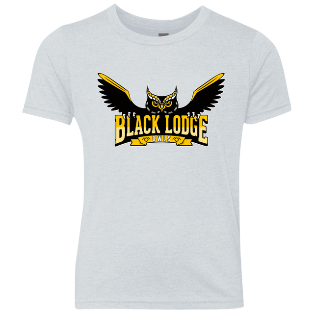 T-Shirts Heather White / YXS Black Lodge Owls Youth Triblend T-Shirt