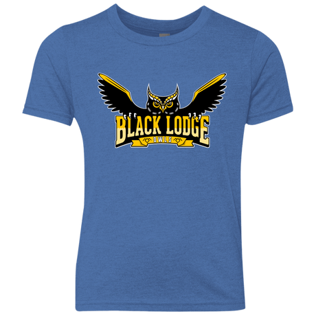 T-Shirts Vintage Royal / YXS Black Lodge Owls Youth Triblend T-Shirt