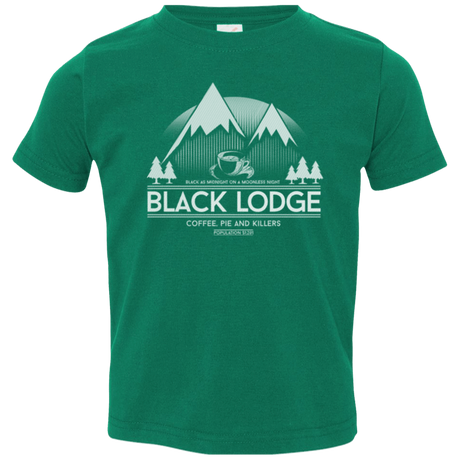 T-Shirts Kelly / 2T Black Lodge Toddler Premium T-Shirt