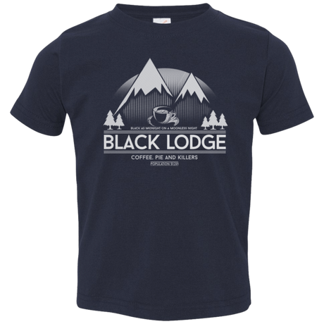 T-Shirts Navy / 2T Black Lodge Toddler Premium T-Shirt