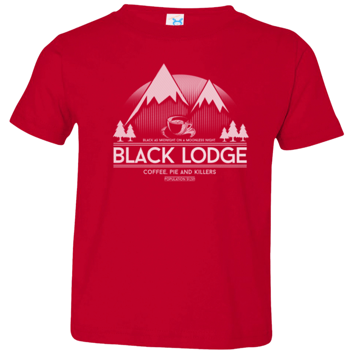 T-Shirts Red / 2T Black Lodge Toddler Premium T-Shirt