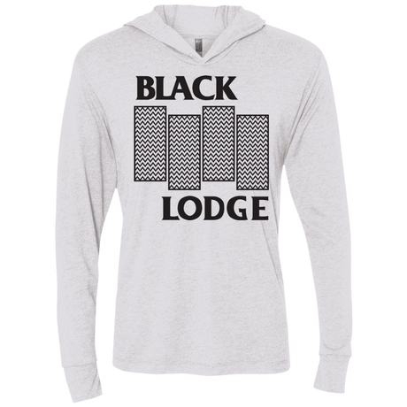 T-Shirts Heather White / X-Small BLACK LODGE Triblend Long Sleeve Hoodie Tee