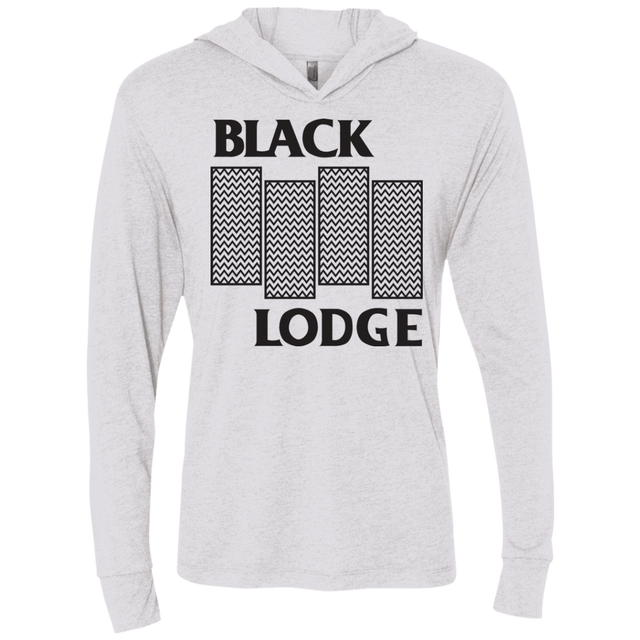 T-Shirts Heather White / X-Small BLACK LODGE Triblend Long Sleeve Hoodie Tee