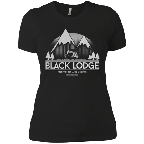 T-Shirts Black / X-Small Black Lodge Women's Premium T-Shirt