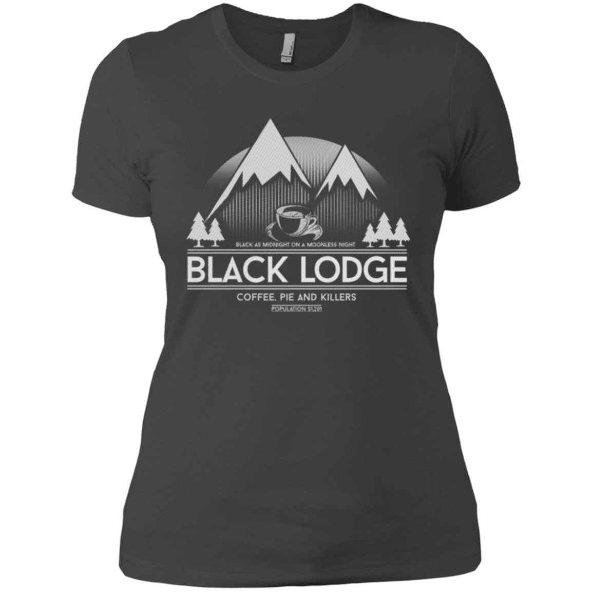 T-Shirts Heavy Metal / X-Small Black Lodge Women's Premium T-Shirt