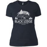 T-Shirts Indigo / X-Small Black Lodge Women's Premium T-Shirt