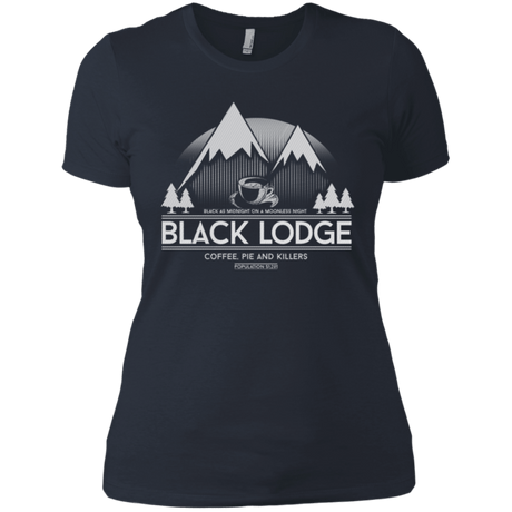 T-Shirts Indigo / X-Small Black Lodge Women's Premium T-Shirt