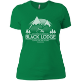 T-Shirts Kelly Green / X-Small Black Lodge Women's Premium T-Shirt