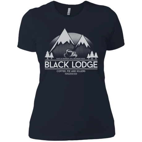 T-Shirts Midnight Navy / X-Small Black Lodge Women's Premium T-Shirt
