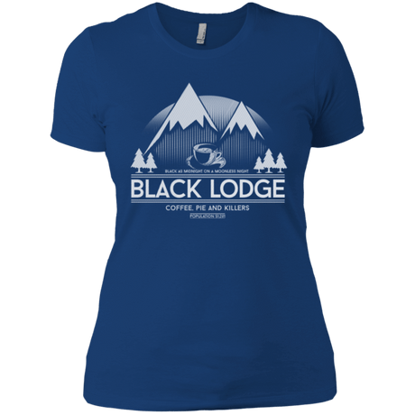 T-Shirts Royal / X-Small Black Lodge Women's Premium T-Shirt
