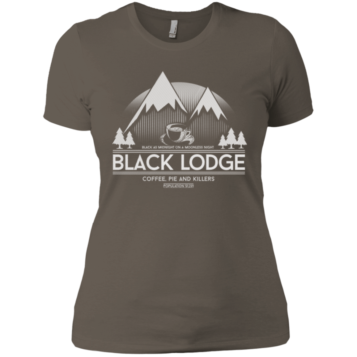 T-Shirts Warm Grey / X-Small Black Lodge Women's Premium T-Shirt