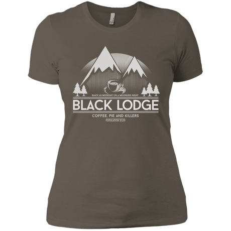 T-Shirts Warm Grey / X-Small Black Lodge Women's Premium T-Shirt